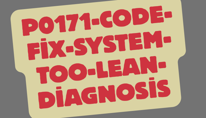 P0171 code